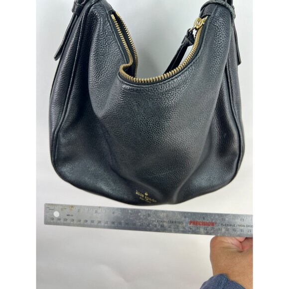 Kate Spade Mulberry Street Vivian Black Leather Hobo Bag - Picture 6 of 8